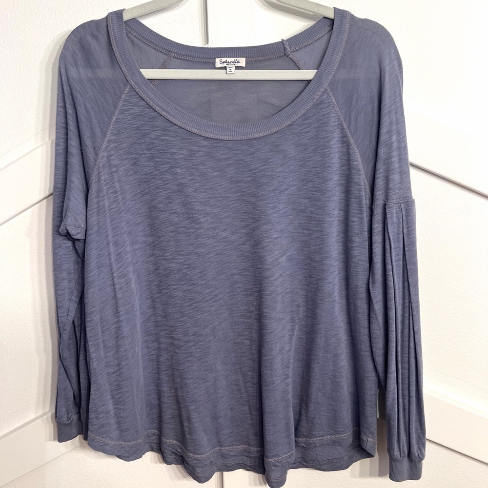 Splendid Slate Long Sleeve Tee